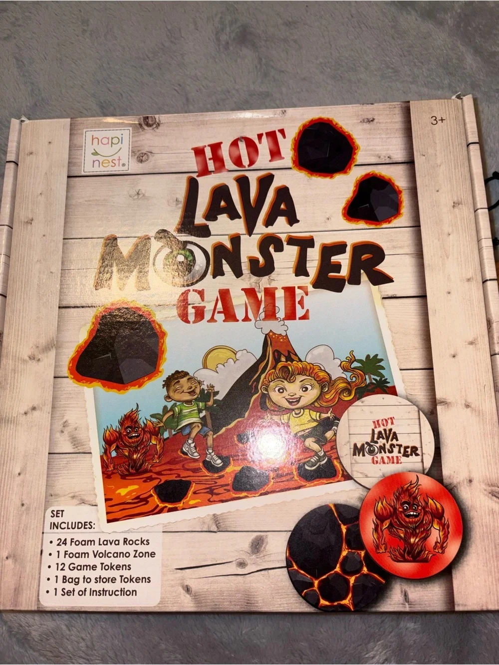 HOT LAVA MONSTER GAME AGES 3+ BRAND NEW IN THE BOX. THE FLOOR IS LAVA!